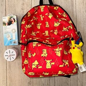 Red Pikachu Backpack